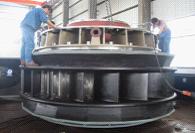 導水機構廠內預裝(7萬kw)